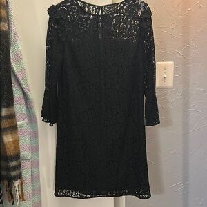 Elegant Black Lace Dress